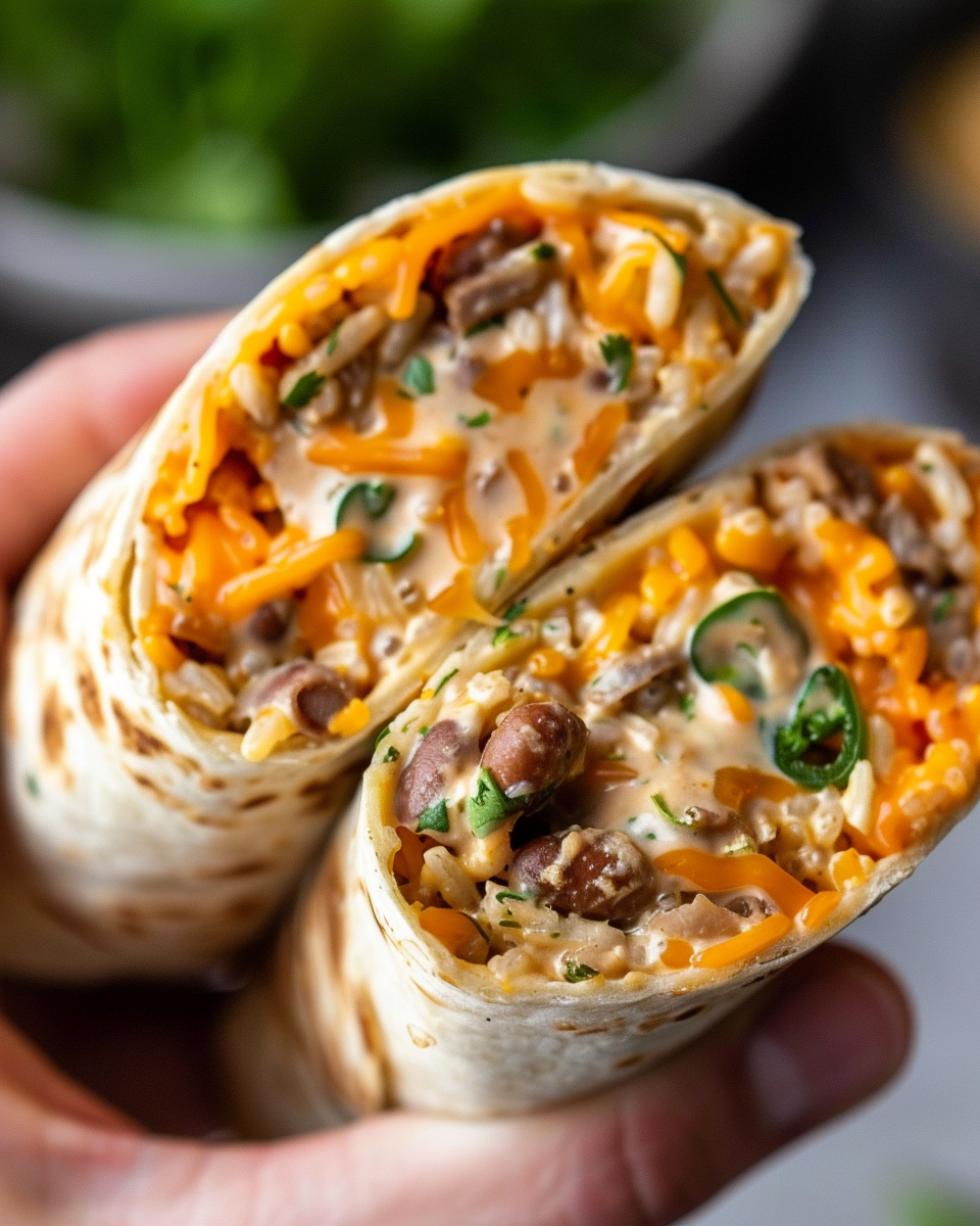 Bean and Rice Burrito