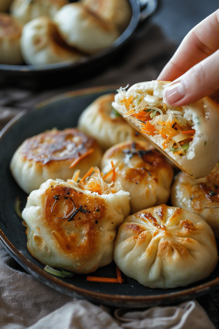 Vegan Pan-Fried Buns