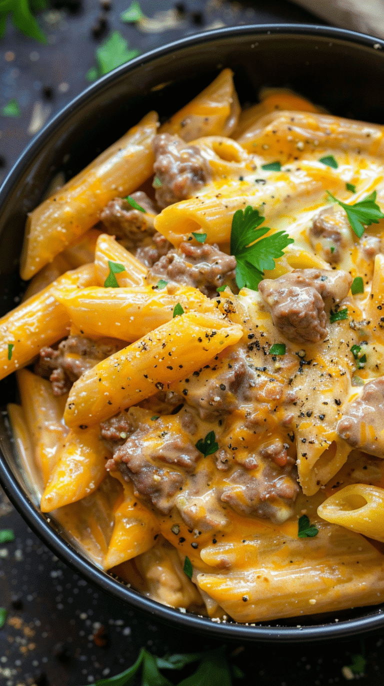 Philly Cheese Steak Pasta