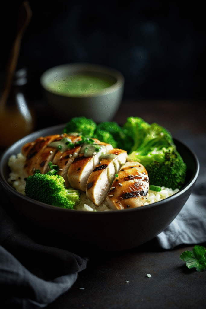 Grilled Chicken & Broccoli Bowls