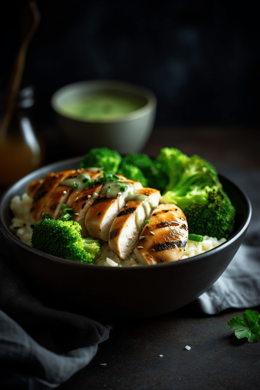 Grilled Chicken & Broccoli Bowls